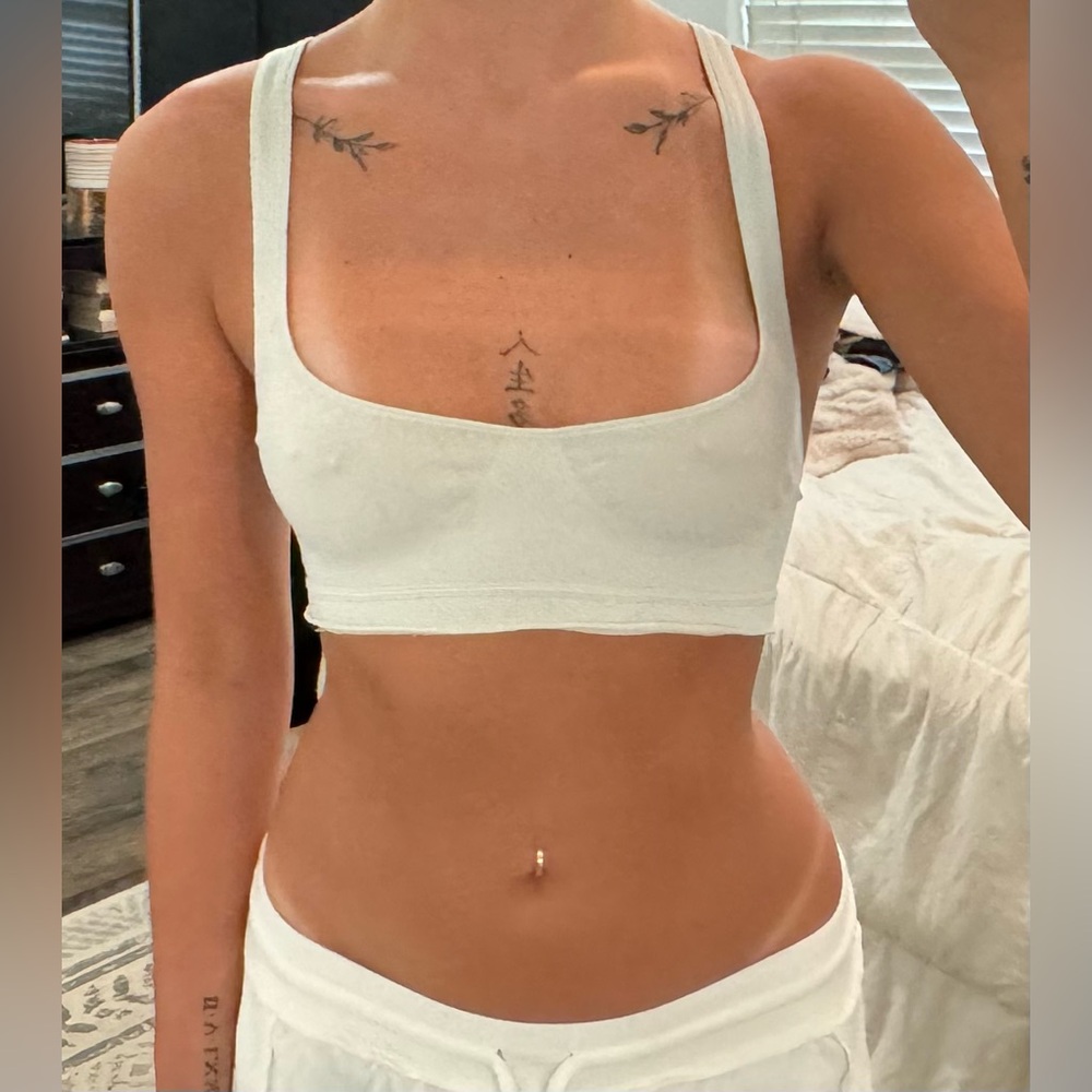 Baby blue urban top